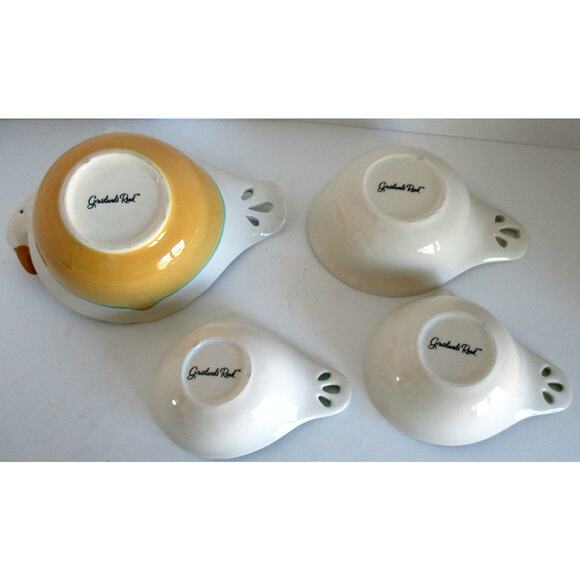 Garland Road Set Of 4 Goose Nesting Measuring Cups Ceramic - Picture 10 of 10
